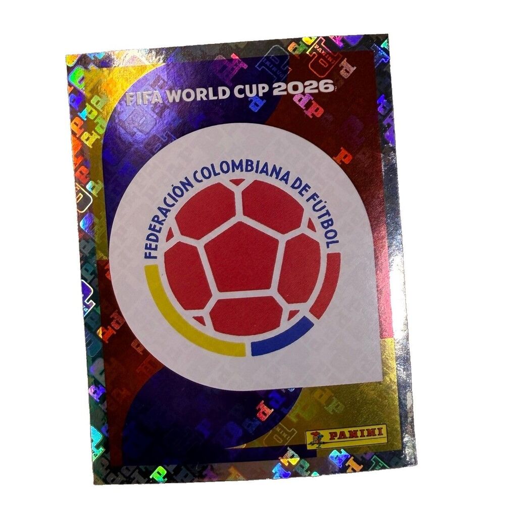 Panini Fifa World Cup 2026 Sticker Columbia Team Badge Foil Holo COL 1